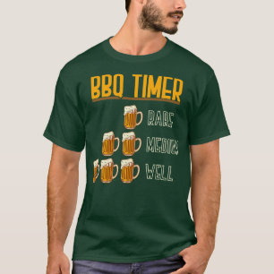 Camiseta Cerveza de temporizador de barbacoa