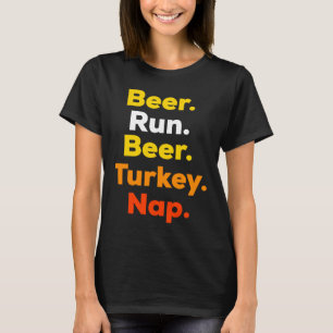 Camiseta Cerveza de Trote de Turquía da Acción de Gracias p