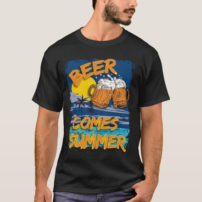 Camiseta Cerveza de verano divertida (Anverso)