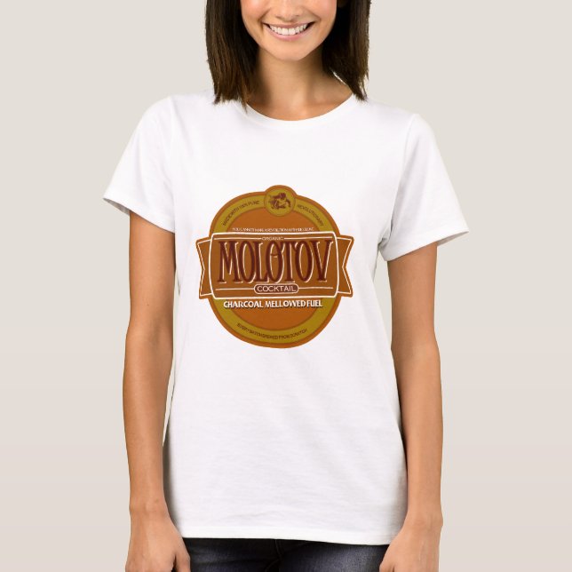 Camiseta Cerveza del cóctel molotov (Anverso)