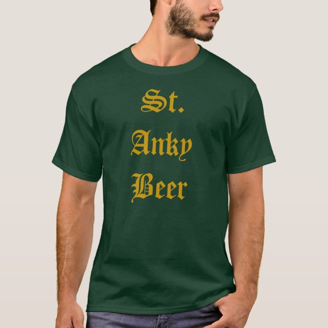 Camiseta Cerveza del St. Anky (Anverso)