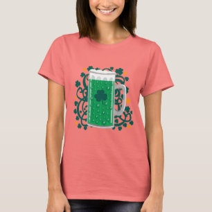 Camiseta Cerveza del verde del día de St Patrick