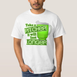 Camiseta Cerveza del verde del día de St Patrick divertido