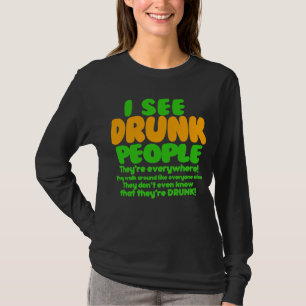 Camiseta Cerveza del verde del día de St Patrick divertido