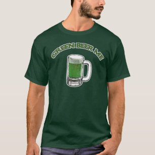 Camiseta Cerveza del verde del día de St Patrick yo