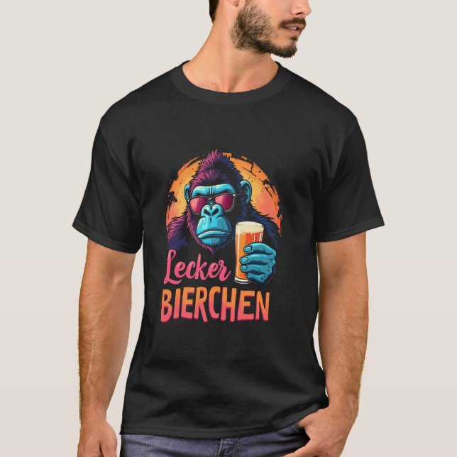 Camiseta Cerveza Deliciosa Gorila (Anverso)