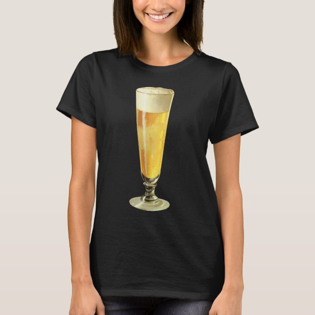 Camiseta Cerveza descongelación vintage, bebida alcohólica (Anverso)
