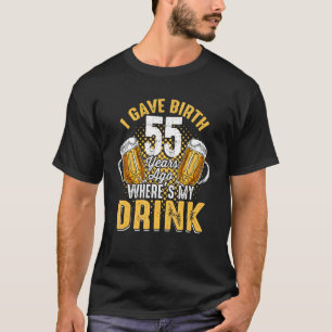 Camiseta Cerveza divertida 1967 55 años de edad 55º cumplea
