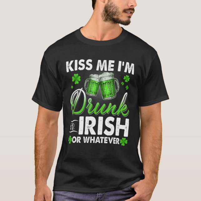 Camiseta Cerveza divertida borracha irlandesa feliz día del (Anverso)