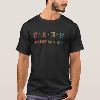 Camiseta Cerveza divertida Cervecería Hogar Cerveza Lover O