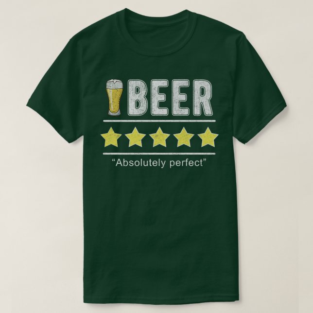 Camiseta Cerveza divertida, cerveza de revisión divertida a (Diseño del anverso)