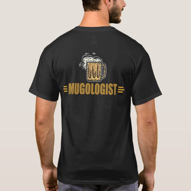 Camiseta Cerveza Divertida de Beber (Reverso)