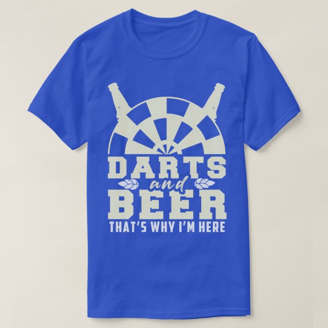 Camiseta Cerveza divertida de dardos diciendo dardos motif  (Diseño del anverso)