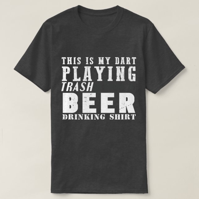 Camiseta Cerveza divertida de dardos diciendo dardos motif  (Diseño del anverso)