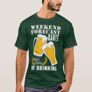 Camiseta Cerveza divertida de dardos diciendo dardos motif