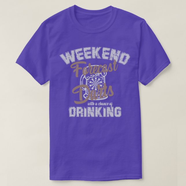 Camiseta Cerveza divertida de dardos diciendo dardos motif  (Diseño del anverso)