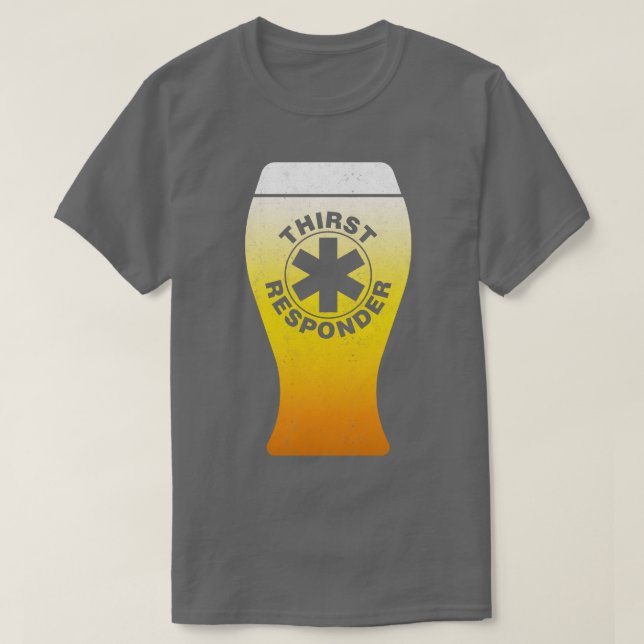 Camiseta Cerveza divertida de sed (Diseño del anverso)