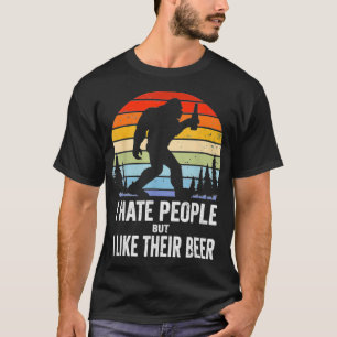 Camiseta Cerveza divertida para bebedores de pie para Sasqu
