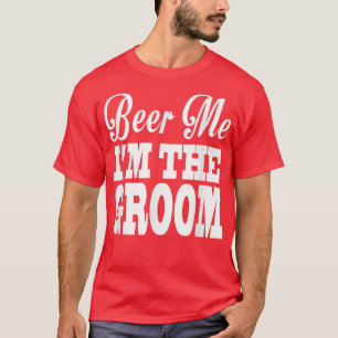 Camiseta CERVEZA DIVERTIDA SOY EL NOVIOBoda Esposo Matrimon