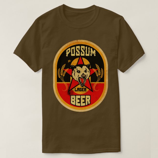 Camiseta Cerveza elaborada Possum 1 (Diseño del anverso)