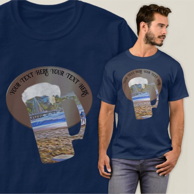 Camiseta Cerveza en la playa de Los Muertos 786 (Subido por el creador)