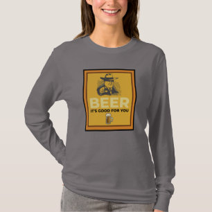 CAMISETA CERVEZA. ES BUENO PARA TI.