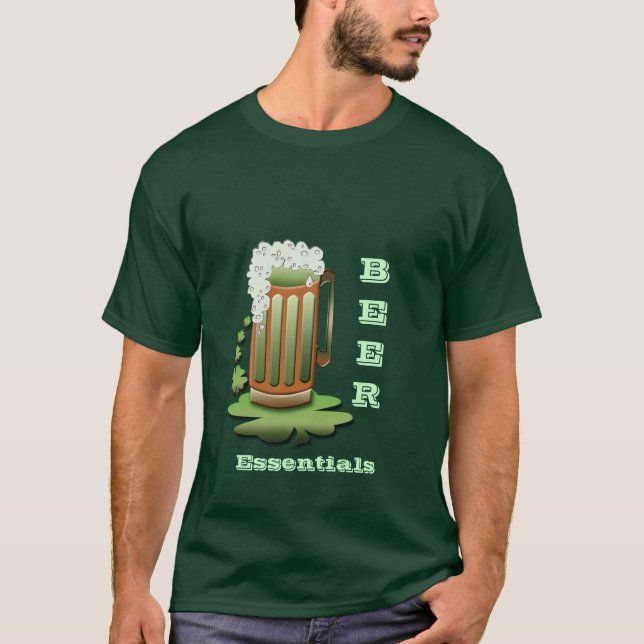 Camiseta CERVEZA , Esenciales (Anverso)