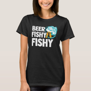 Camiseta Cerveza Fishy Fishy Graciosa Pesca Regalo de Chist