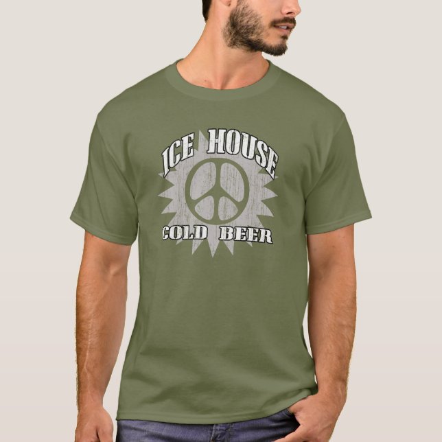 Camiseta Cerveza fría de la casa del hielo (Anverso)