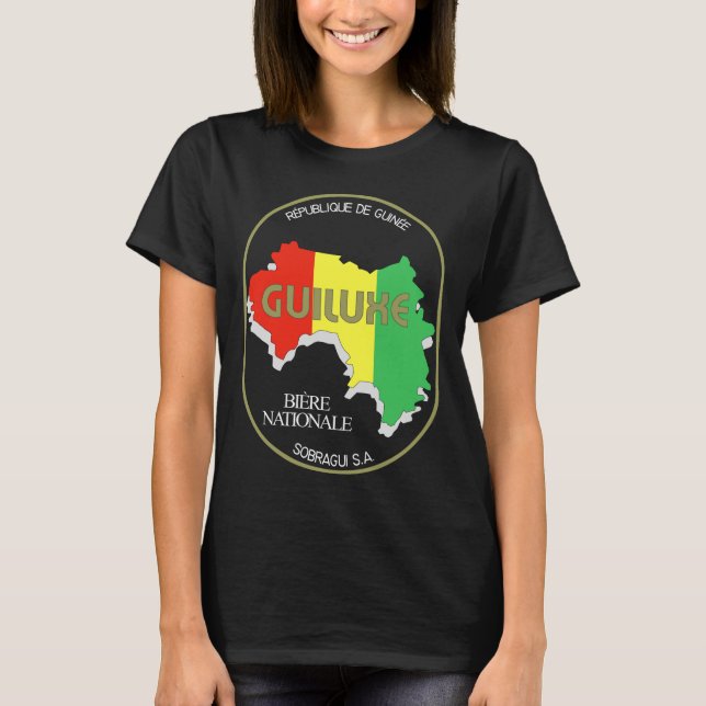 Camiseta Cerveza Guiluxe del tanque femenino de Guinea (col (Anverso)