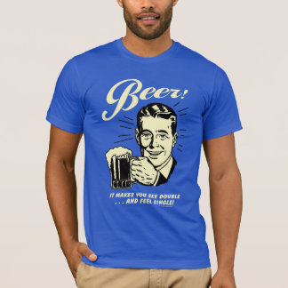 Camiseta Cerveza: Hace que veas doble