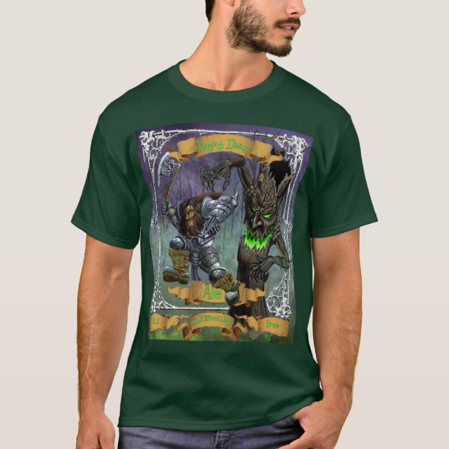 Camiseta Cerveza inglesa enana que rabia (Anverso)