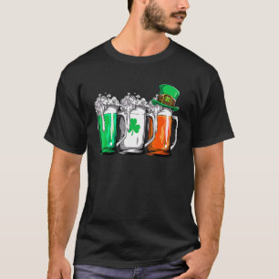 Camiseta Cerveza irlandesa Shirt Ireland Flag St Patrick Da