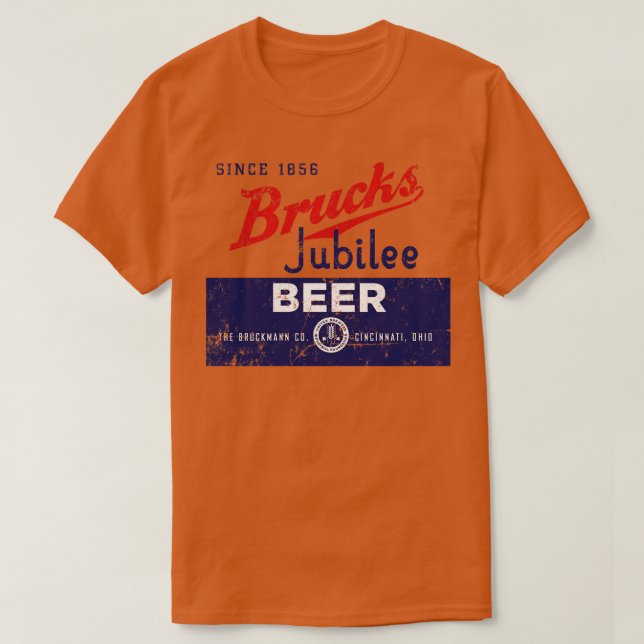 Camiseta Cerveza Jubilee Brucks (Diseño del anverso)