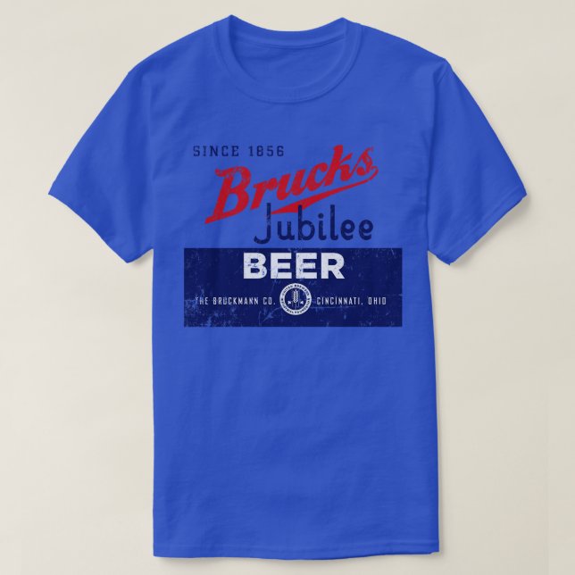 Camiseta Cerveza Jubilee Brucks (Diseño del anverso)