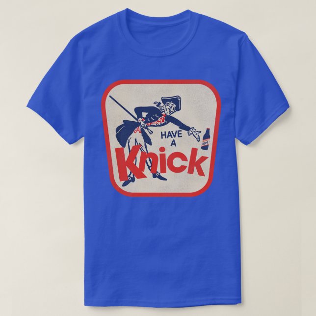 Camiseta Cerveza KNICKERBOCKER Dañada (Diseño del anverso)
