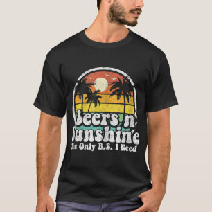 Camiseta Cerveza La Única BS Que Necesito Son Cervezas Y Re