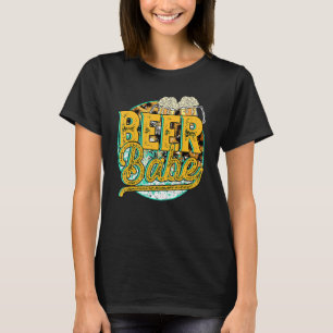 Camiseta Cerveza leopard Babe Beer Night Beer Day Beer Day 