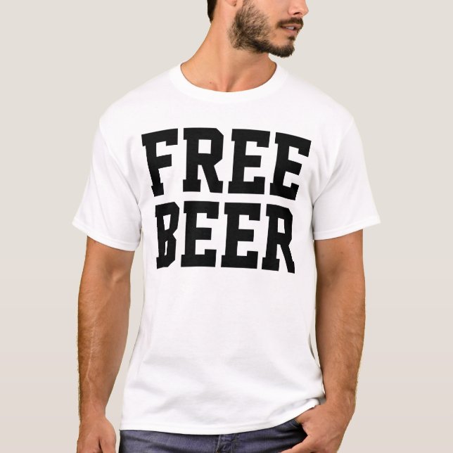 Camiseta Cerveza libre (Anverso)