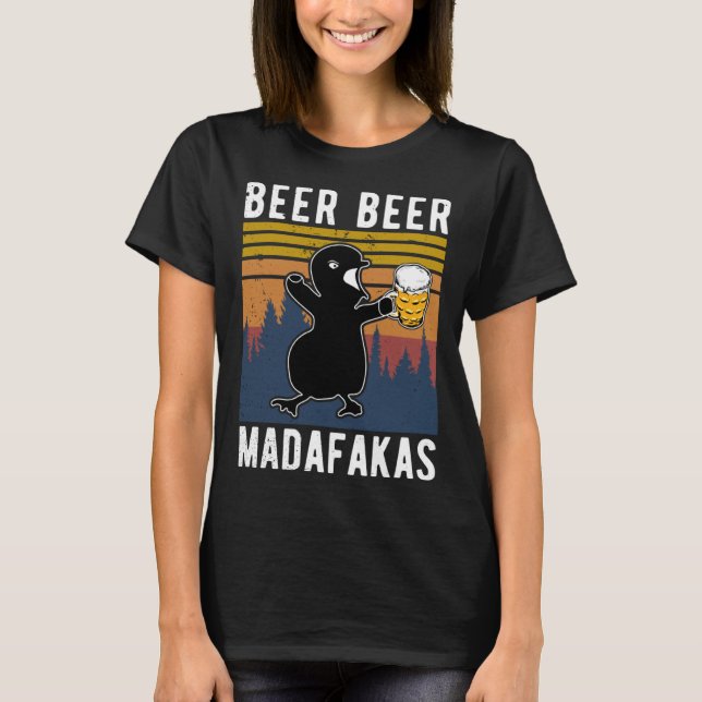 Camiseta Cerveza Madafakas Vintage Beer Beer P (Anverso)