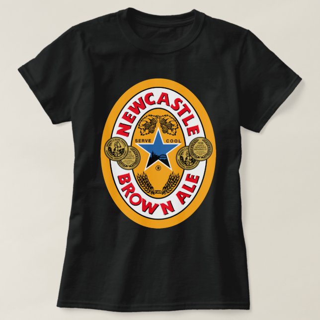 Camiseta Cerveza marrón de Newcastle (Diseño del anverso)