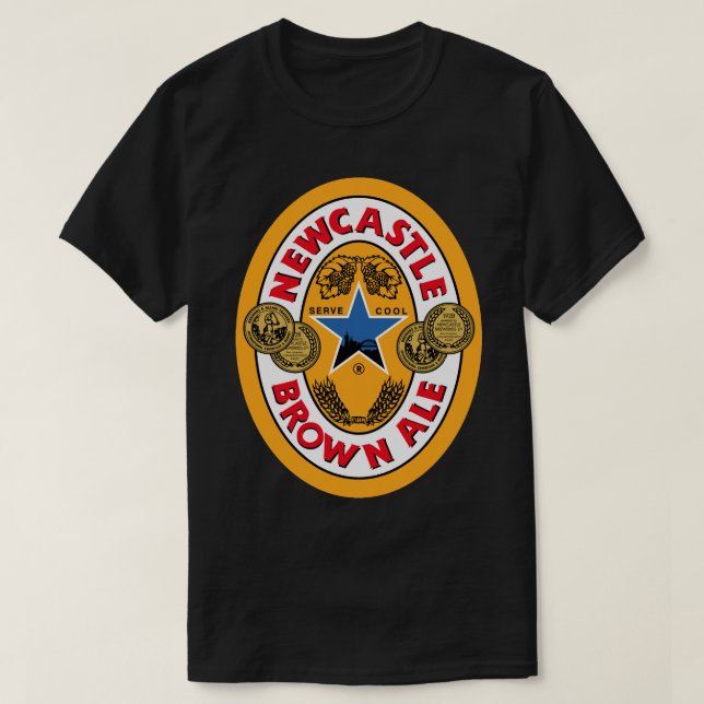 Camiseta Cerveza marrón de Newcastle (Diseño del anverso)