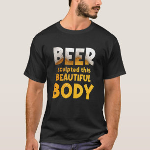 Camiseta Cerveza Masculina Esculpida Esta Hermosa Bebida Co