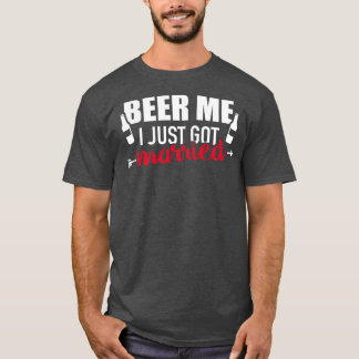 Camiseta Cerveza, me acabo de casar