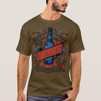 Camiseta Cerveza Merica de la Tierra Liberada 1