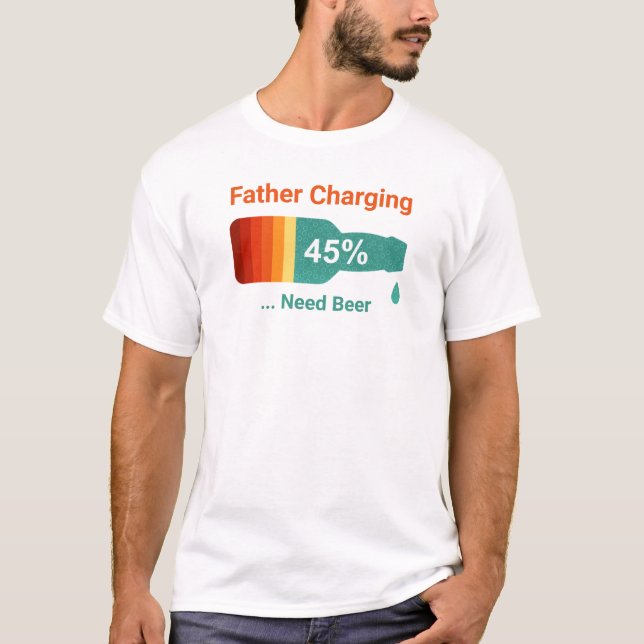 Camiseta Cerveza necesaria para la carga de la batería de p (Anverso)