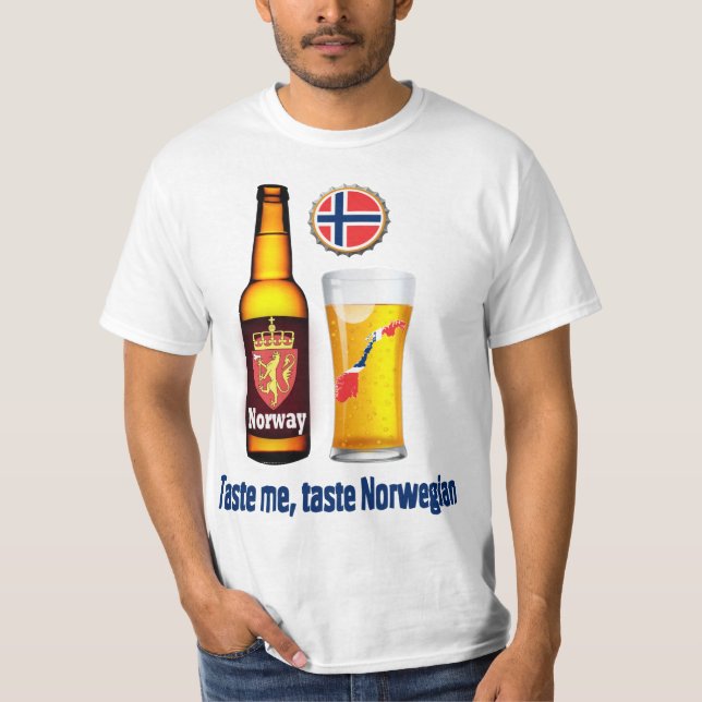 Camiseta Cerveza noruega (Anverso)
