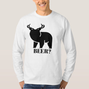 Camiseta CERVEZA? Novedad sarcástica divertida del oso vena