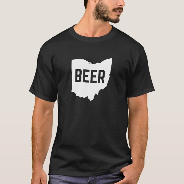 Camiseta Cerveza Ohio para los amantes de la cerveza artesa (Anverso)