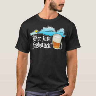 Camiseta Cerveza para el desayuno - alemán